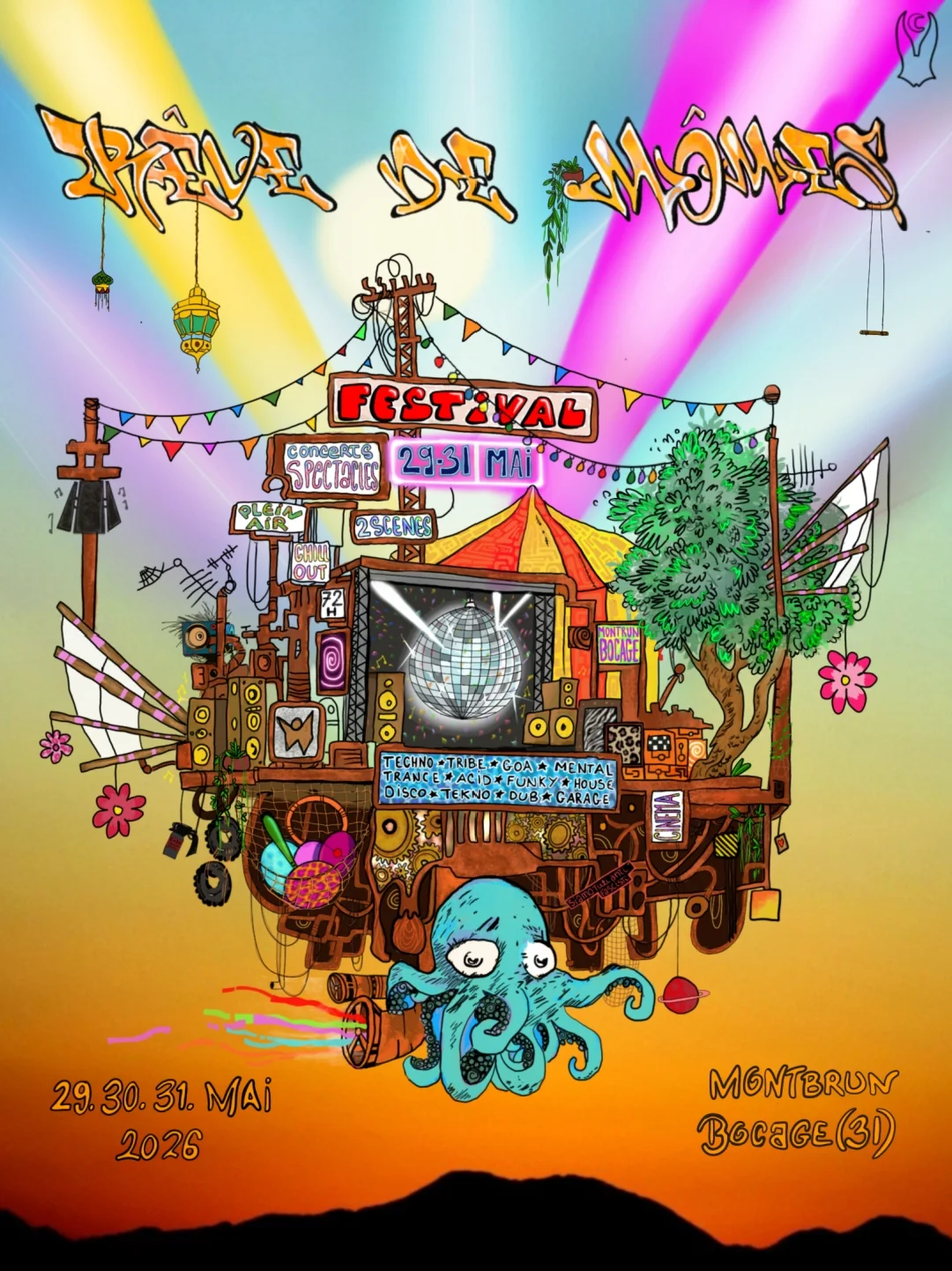 Affiche de RÊVE DE MØMES Festival